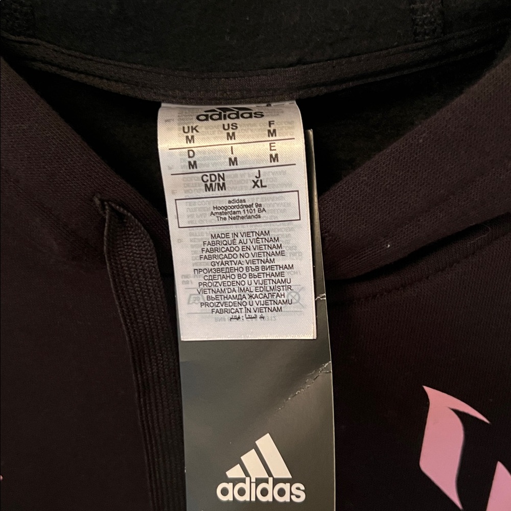 Adidas Messi Name And Number Hoodie, Men’s Sz Medium View 3